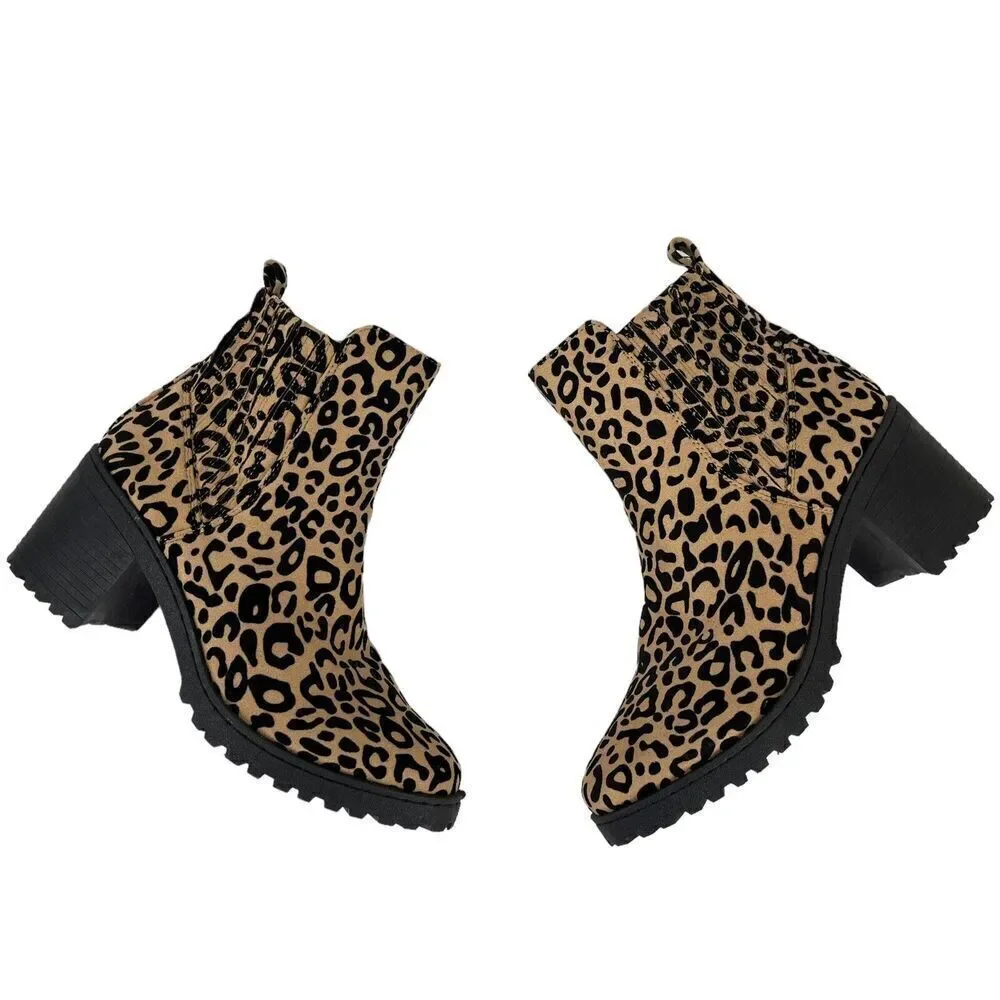 Qupid cheetah ankle